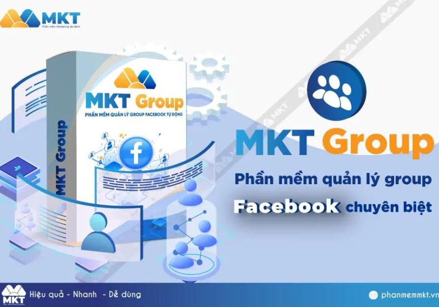 Phần mềm MKT Group - Quản lý group Facebook tự động