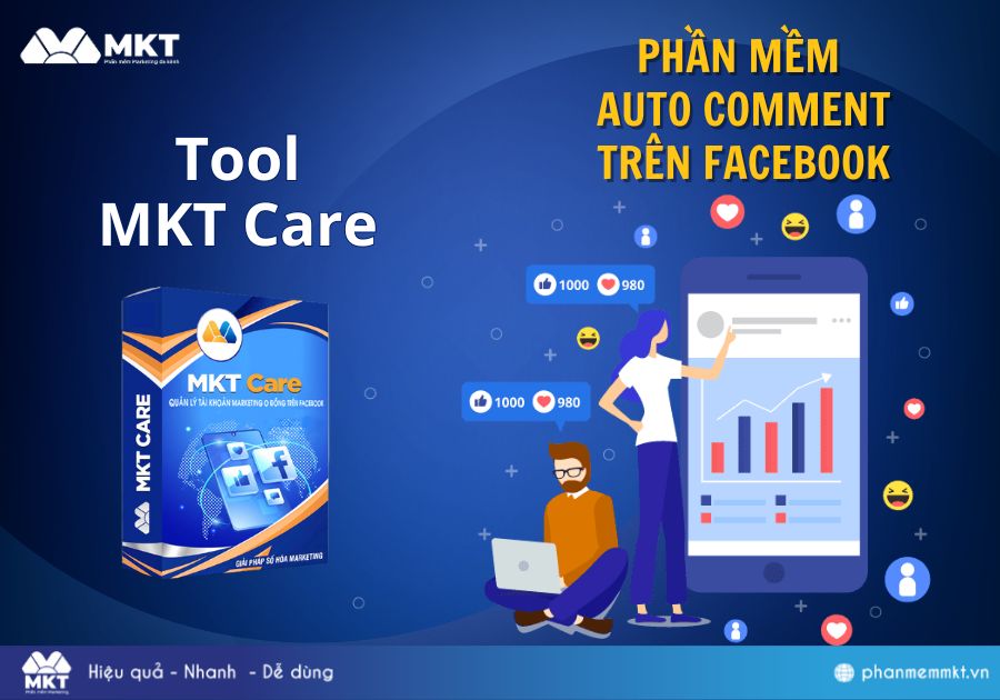 Tool auto comment trên Facebook - MKT Care cập nhật phiên bản mới nhất tích hợp AI Tool auto comment trên Facebook - MKT Care cập nhật phiên bản mới nhất tích hợp AI